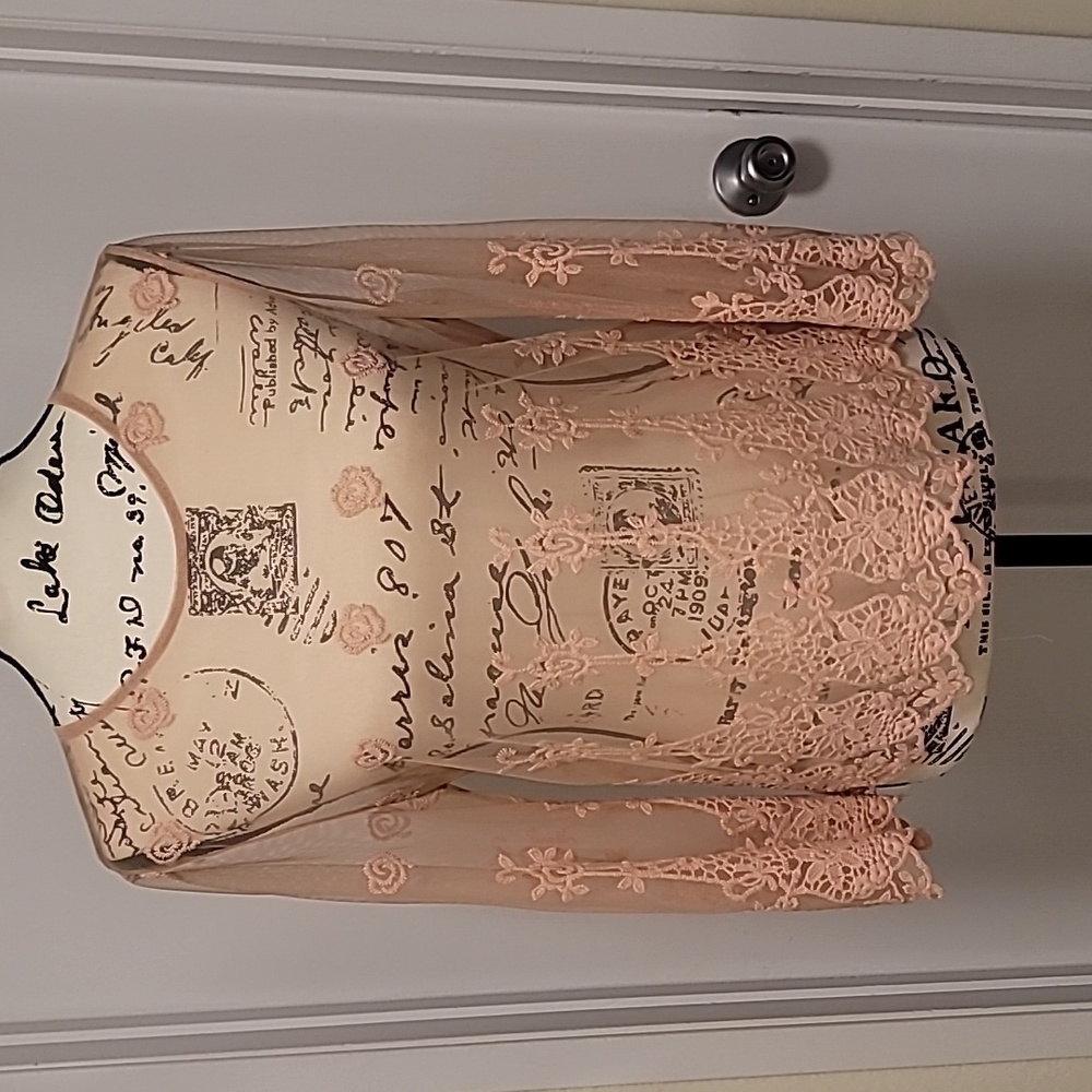 💕 Forever21 boho sheer blouse